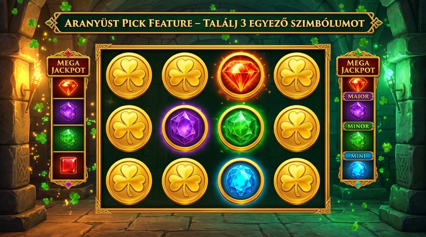 Aranyüst Jackpot Pick Feature bónuszjáték